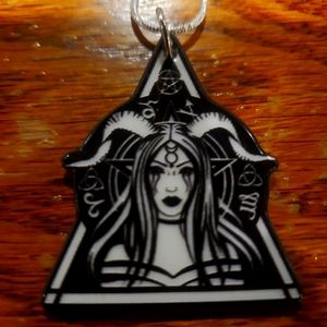 Satanic Succubus Rune Witch Necklace